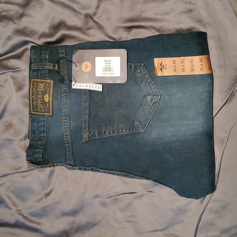 Copper & Oak Slim Straight Jeans 36x30